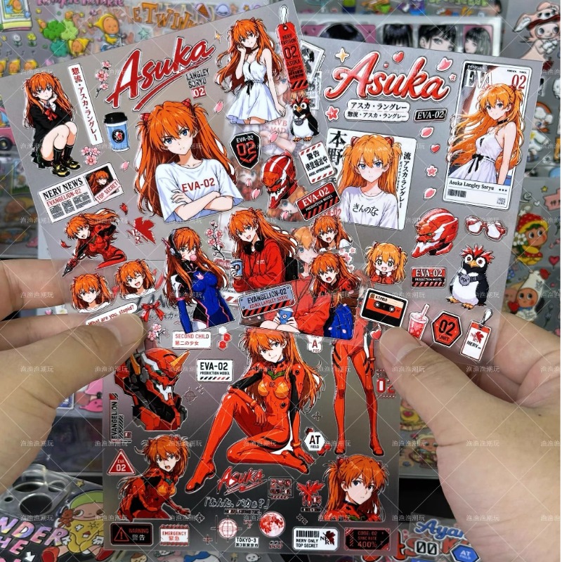 Model Kit Eva - 3 stks/set Nieuwe Anime EVA Asuka