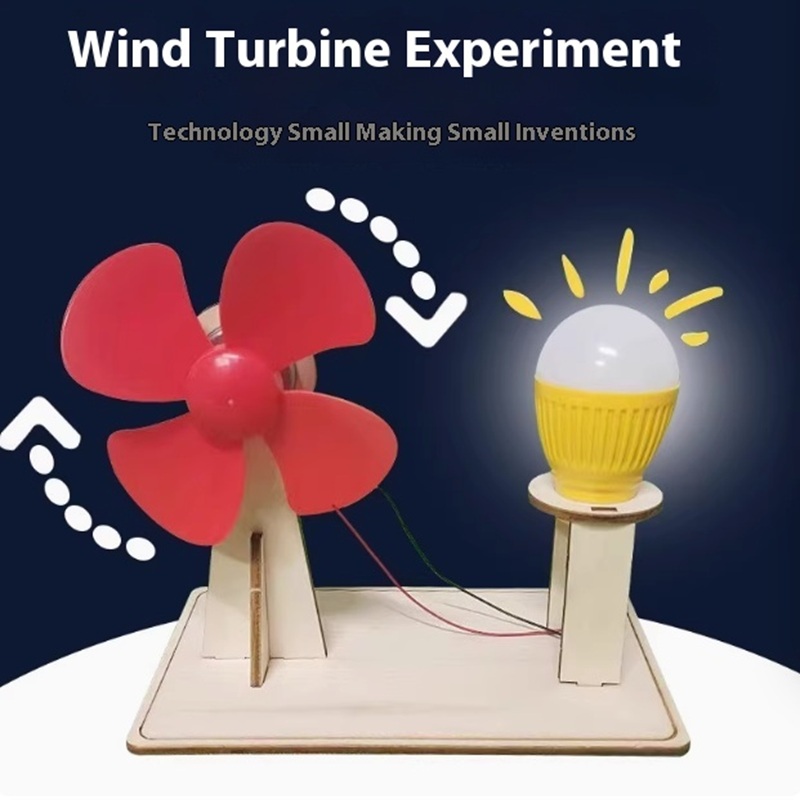 Model Kit Fantasy - DIY Houten Windturbine Model Kinderen Wetenschap