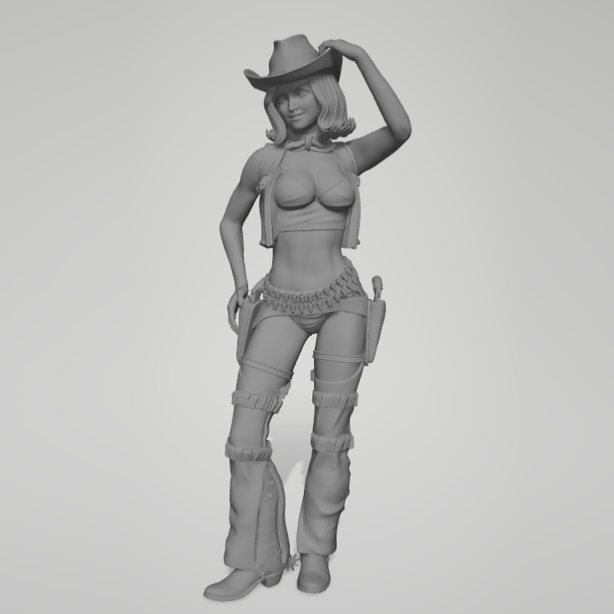 1/24 1/18 1/12 cowboy meisje O - Paint Model Kit recensie en prijs