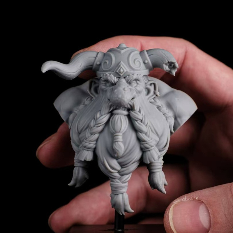 60 mm schaal gegoten hars bust - Model Kit Fantasy recensie en prijs