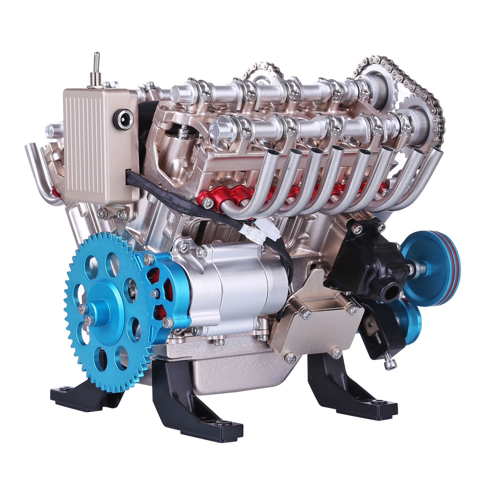 500+ stuks DIY V8 motormodel m - Model Kit Engine recensie en prijs