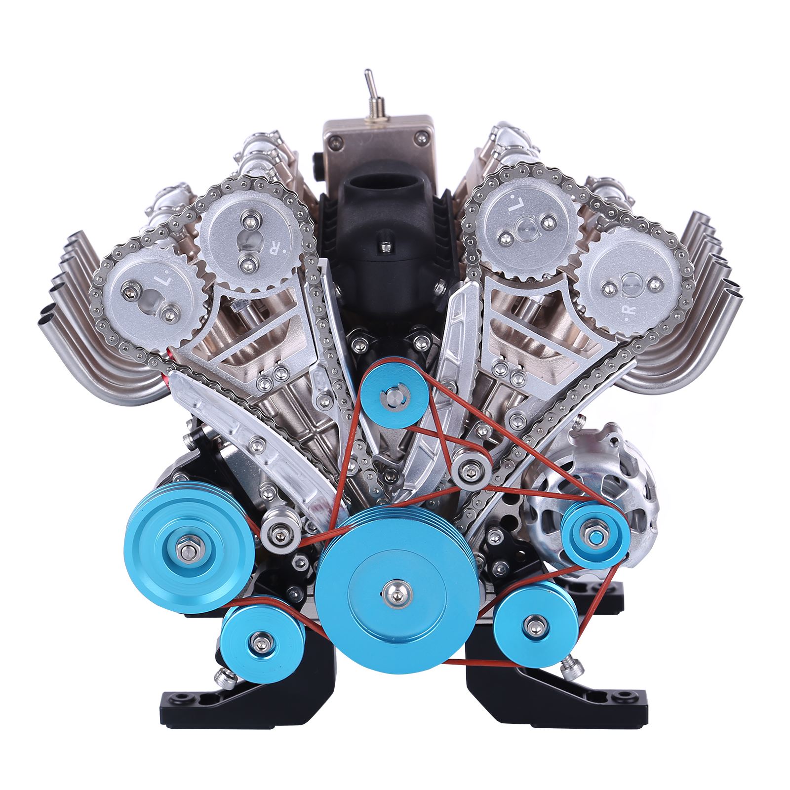 500+ stuks DIY V8 motormodel m - Model Kit Engine recensie en prijs