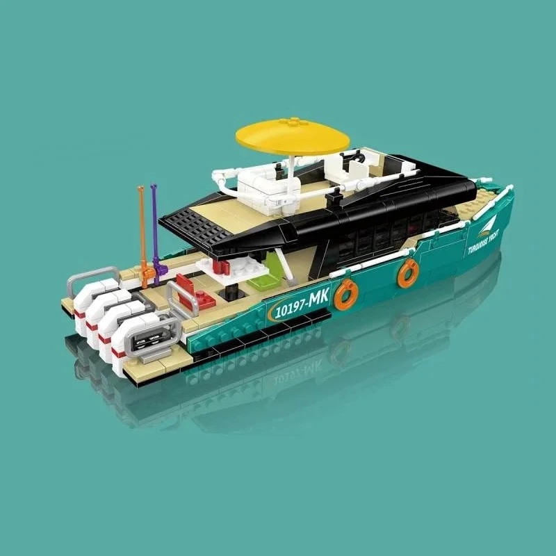 Turquoise Luxe Jachten Bouwste - Model Kit Yacht recensie en prijs
